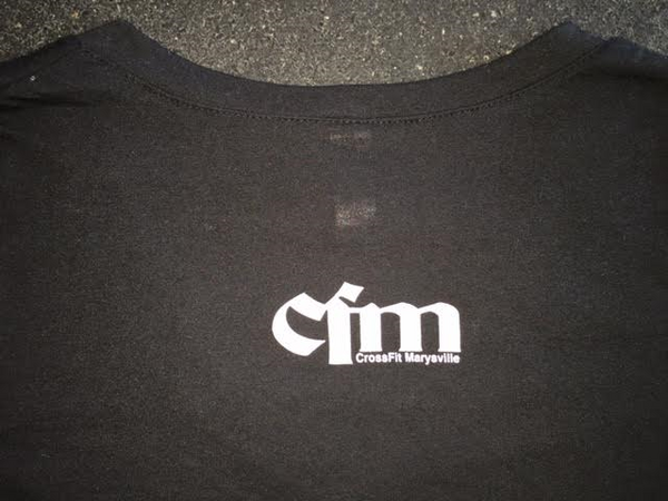 Women's CrossFit Marysville V-neck t-shirt (black)