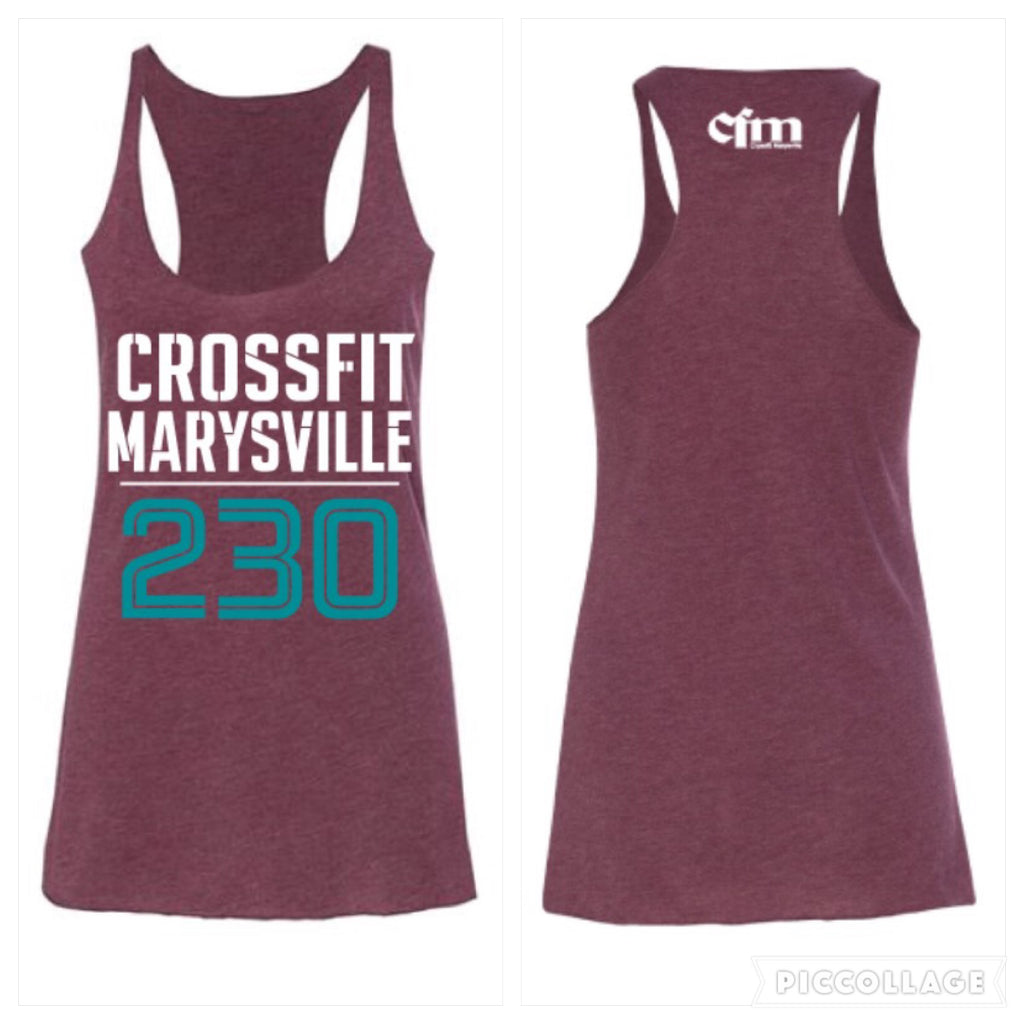 Women's CrossFit Marysville Games jersey tank